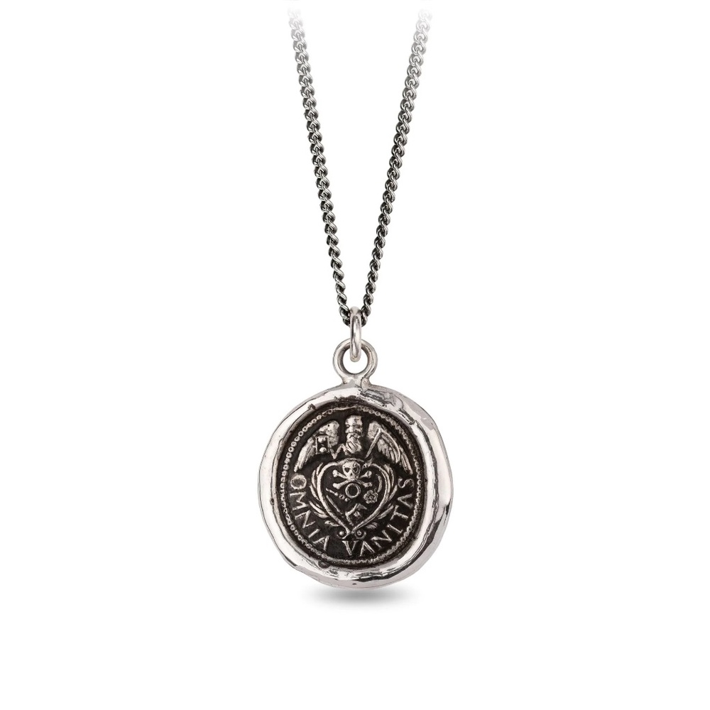 Pyrrha All Is Vanity Talisman Sterling Silver Pendant Necklace